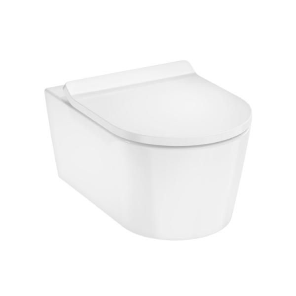 hansgrohe EluPura S væghængt toilet inkl. sæde, AquaHelix og antibakteriel glasur hansgrohe EluPura S væghængt toilet inkl. sæde, AquaHelix og antibakteriel glasur