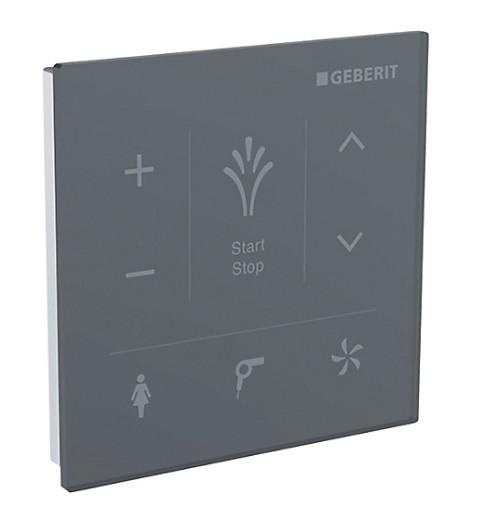 Vægkontrolpanel til Geberit AquaClean - Sort glas