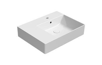 GSI Kube X 60 asymmetrisk håndvask t/væg - ExtraGlaze GSI Kube X 60 asymmetrisk håndvask t/væg - ExtraGlaze