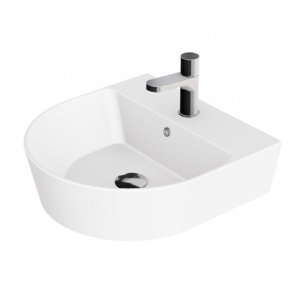 Lavabo Forma 50 h&aring;ndvask t/v&aelig;g eller m&oslash;bel - 1 hanehul