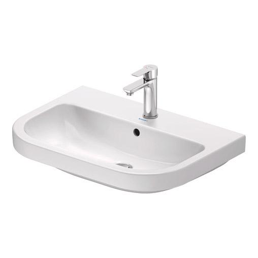 Duravit D-code 65 håndvask t/væg - 1 hanehul Duravit D-code 65 håndvask t/væg - 1 hanehul