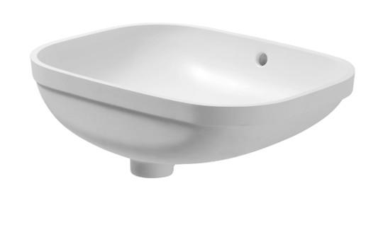 Duravit D-code vask på 560 mm til underlimning Duravit D-code vask på 560 mm til underlimning