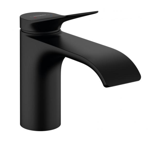 hansgrohe Vivenis 80 håndvaskarmatur m/løft-op bundventil - Mat sort