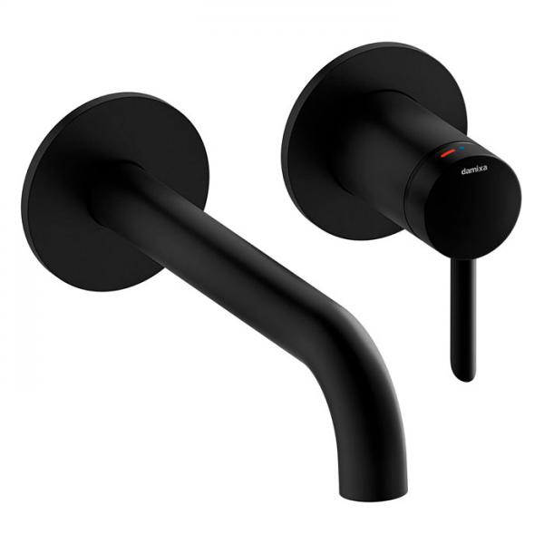 Damixa Iris håndvaskarmatur til indbygning m/Koldstart - 180 mm - Mat sort Damixa Iris håndvaskarmatur til indbygning m/Koldstart - 180 mm - Mat sort