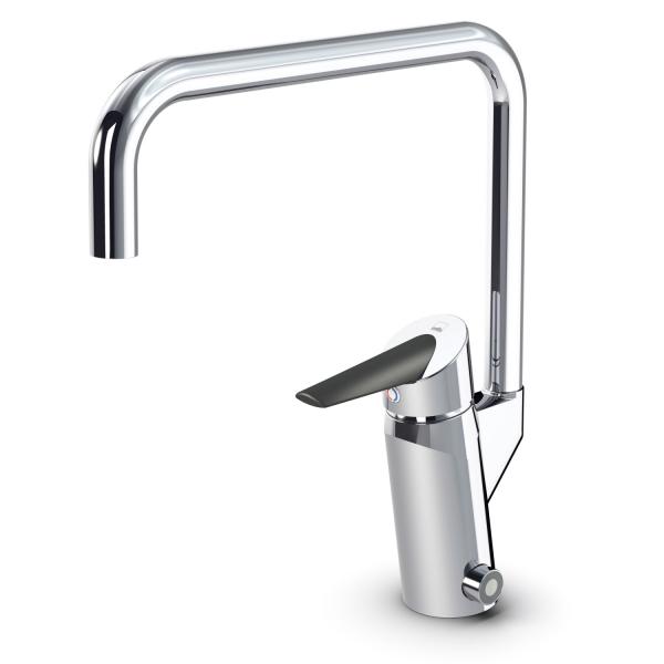 Oras Optima køkkenbatteri høj tud m/ afspærringsventil Oras Optima køkkenbatteri høj tud m/ afspærringsventil