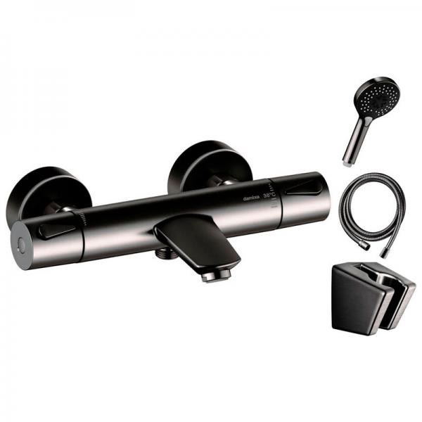 Damixa Silhouet komplet kararmatur - Børstet grafitgrå Damixa Silhouet komplet kararmatur - Børstet grafitgrå