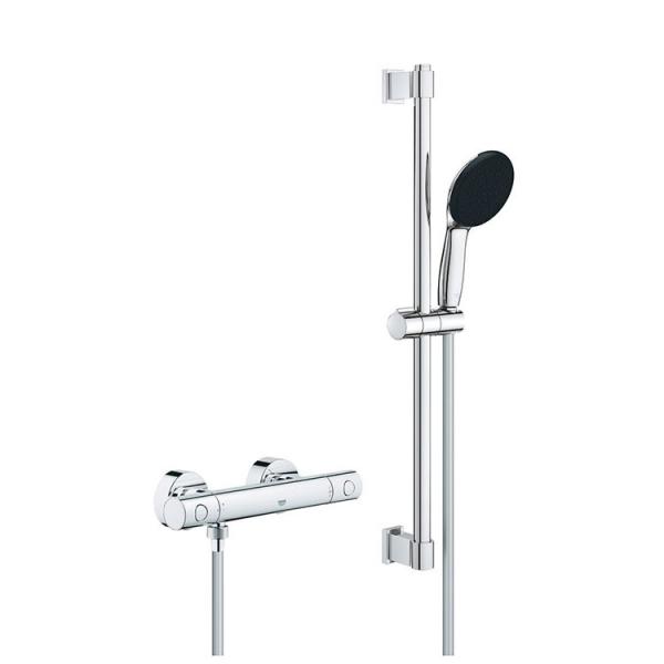Grohe Precision Get komplet brusesystem m/termostat og håndbruser Grohe Precision Get komplet brusesystem m/termostat og håndbruser