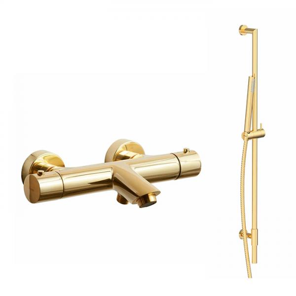 Lavabo komplet badekararmatur - Massiv messing Lavabo komplet badekararmatur - Massiv messing