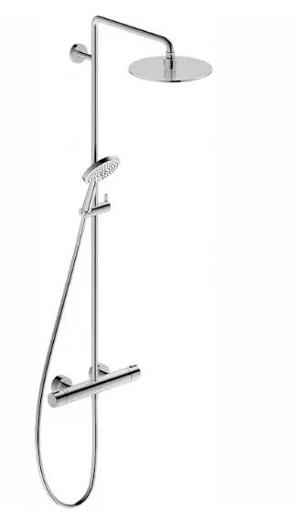 Duravit C.1 komplet brusesystem - Ø240 - Krom Duravit C.1 komplet brusesystem - Ø240 - Krom