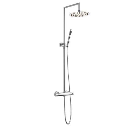 Cassøe komplet brusesystem m/ultratyndt brusehoved Ø200 - Krom Cassøe komplet brusesystem m/ultratyndt brusehoved Ø200 - Krom