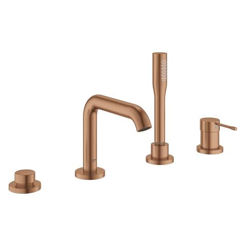 Grohe Essence New 4-huls kar- & brusekombination - Børstet warm sunset Grohe Essence New 4-huls kar- & brusekombination - Børstet warm sunset