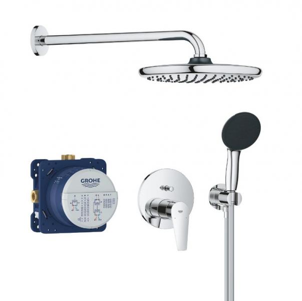 Grohe Start Edge 250 komplet brusesystemet til indbygning - Krom Grohe Start Edge 250 komplet brusesystemet til indbygning - Krom