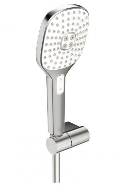 Oras Hydractiva Style 437 håndbrusersæt - Forkromet/hvid Oras Hydractiva Style 437 håndbrusersæt - Forkromet/hvid