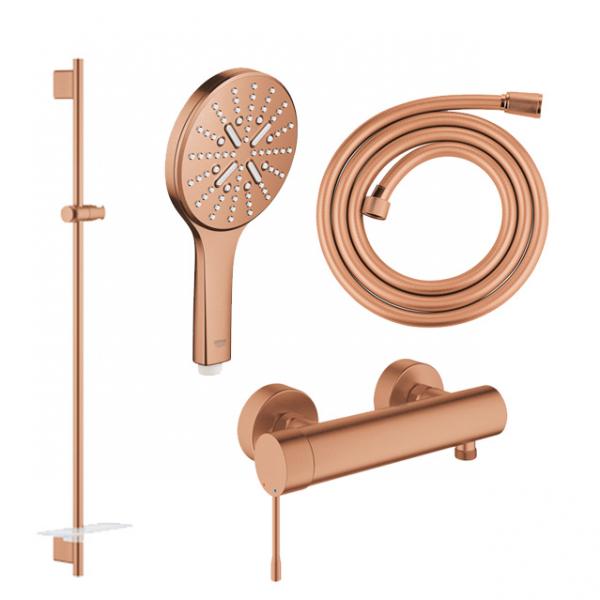 Grohe Rainshower SmartActive komplet brusesystem - 900 mm - Børstet warm sunset