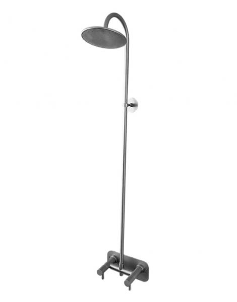 Frostline Duo frostfri udebruser t/væg - 300-550 mm - Rustfrit stål Frostline Duo frostfri udebruser t/væg - 300-550 mm - Rustfrit stål