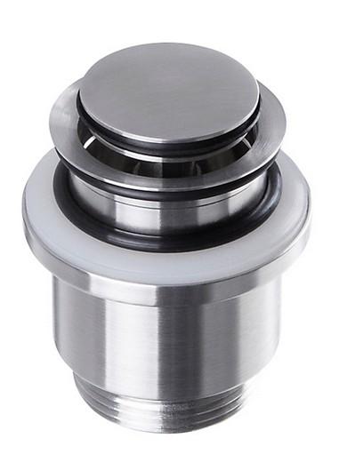 QTOO Integral bundventil m/push-open - Børstet stål QTOO Integral bundventil m/push-open - Børstet stål