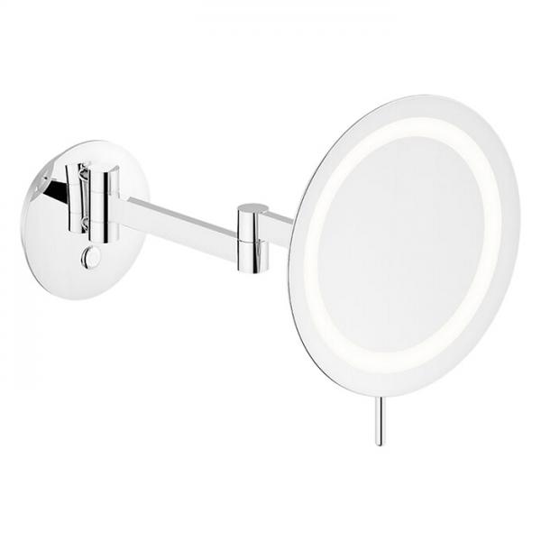Damixa Zen make-up spejl m/lys og 5x forstørrelse - Krom Damixa Zen make-up spejl m/lys og 5x forstørrelse - Krom
