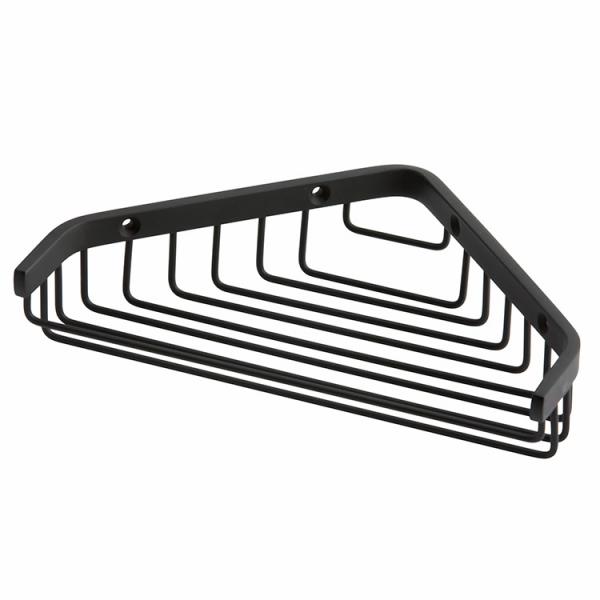 Lavabo Luna hjørnehylde til bad - Mat sort