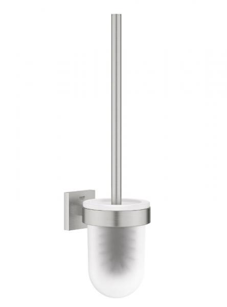 Grohe Start Cube toiletbørste t/væg - Supersteel Grohe Start Cube toiletbørste t/væg - Supersteel