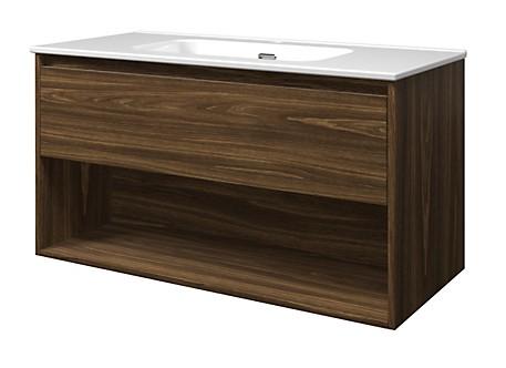 Sanibell Proline møbelsæt 100 m/integrerede greb og åben hylde - Cabana eg Sanibell Proline møbelsæt 100 m/integrerede greb og åben hylde - Cabana eg