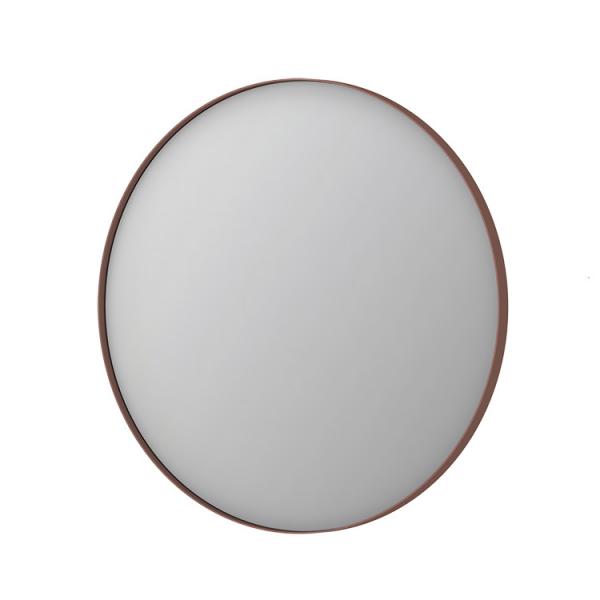 Sanibell Ink SP15 rundt spejl m/ramme Ø80 - Børstet kobber Sanibell Ink SP15 rundt spejl m/ramme Ø80 - Børstet kobber