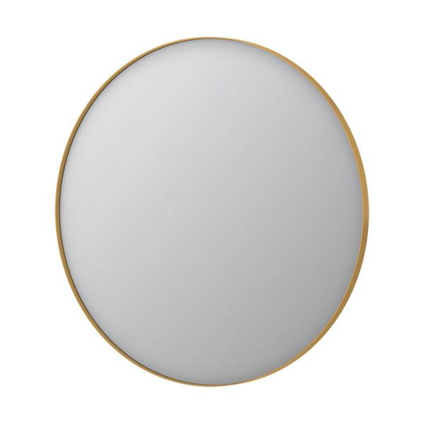 Sanibell Ink SP15 rundt spejl m/ramme Ø100 - Børstet mat guld Sanibell Ink SP15 rundt spejl m/ramme Ø100 - Børstet mat guld