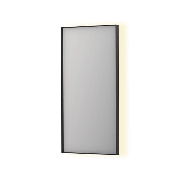 Sanibell Ink SP32 firkantet spejl m/backlight, varme og sensor 40 x 80 cm - Mat sort Sanibell Ink SP32 firkantet spejl m/backlight, varme og sensor 40 x 80 cm - Mat sort