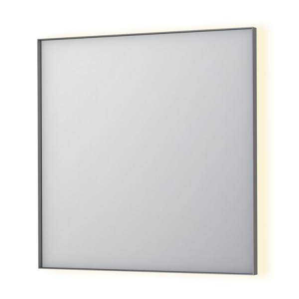 Sanibell Ink SP32 firkantet spejl m/backlight, varme og sensor 80 x 80 cm - Børstet rustfrit stål Sanibell Ink SP32 firkantet spejl m/backlight, varme og sensor 80 x 80 cm - Børstet rustfrit stål