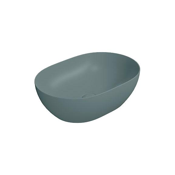 GSI Pura 50 oval fritstående bowlevask - Uden hanehul - Agave