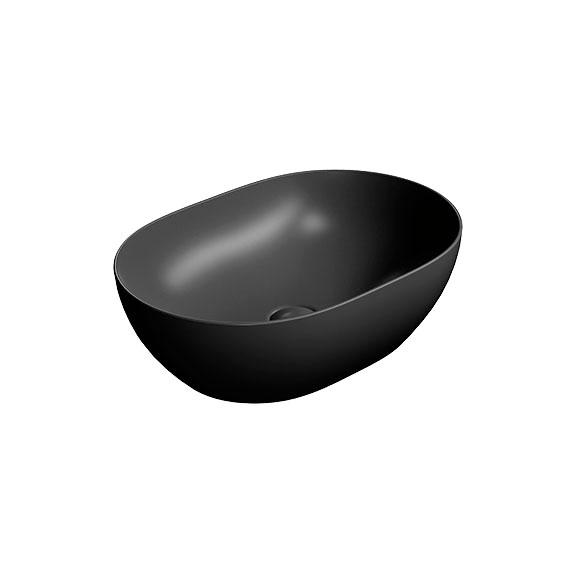 GSI Pura 50 oval fritstående bowlevask - Uden hanehul - Ardesia