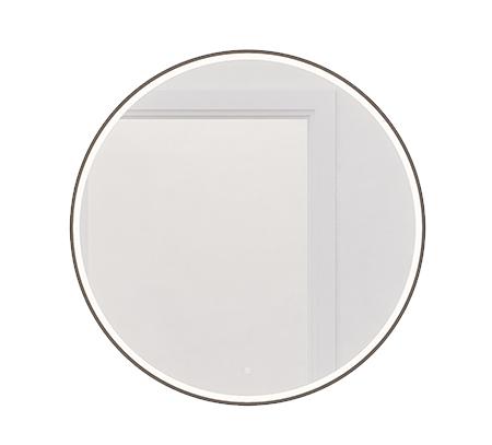 Dansani Mido+ Shine 90 rundt spejl m/lys og sort ramme Dansani Mido+ Shine 90 rundt spejl m/lys og sort ramme