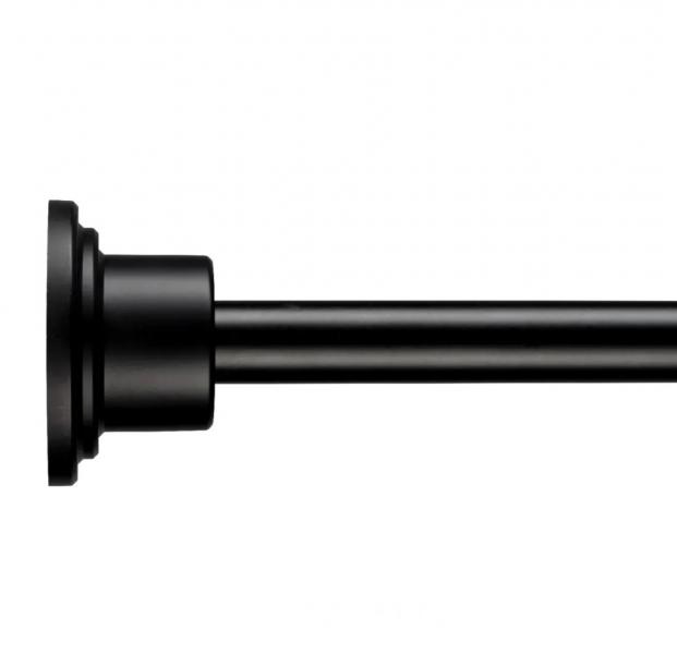 Hefe badeforhængsstang - max 229 cm - Sort Hefe badeforhængsstang - max 229 cm - Sort