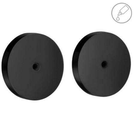 Smedbo monteringsbeslag til limning - Mat sort Smedbo monteringsbeslag til limning - Mat sort