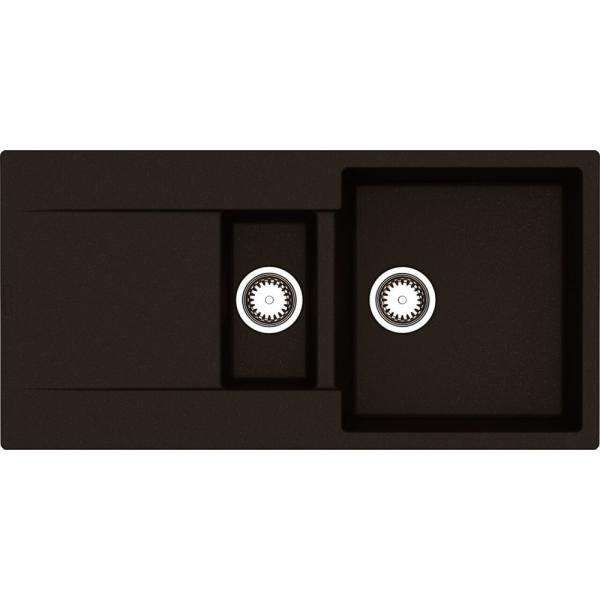 Lavabo Amsterdam 15 kompositkøkkenvask - Antracit/krom Lavabo Amsterdam 15 kompositkøkkenvask - Antracit/krom