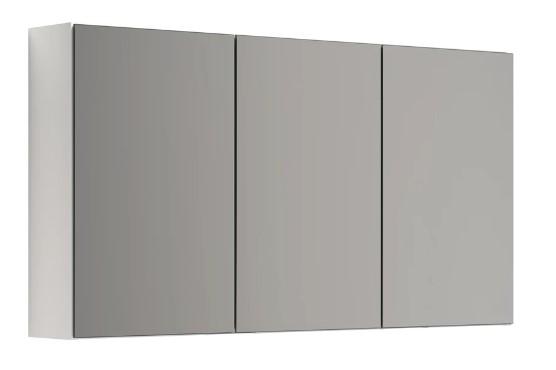 Dansani Mido+ Select 120 spejlskab - Hvid blank - Tre låger Dansani Mido+ Select 120 spejlskab - Hvid blank - Tre låger