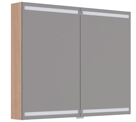 Dansani Level spejlskab 100 m/LED og lysstyring - Lys eg Dansani Level spejlskab 100 m/LED og lysstyring - Lys eg