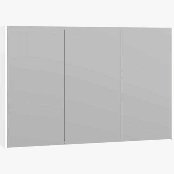 Dansani Ambi spejlskab 120 m/lodret lys og lysstyring - Hvid mat lak Dansani Ambi spejlskab 120 m/lodret lys og lysstyring - Hvid mat lak