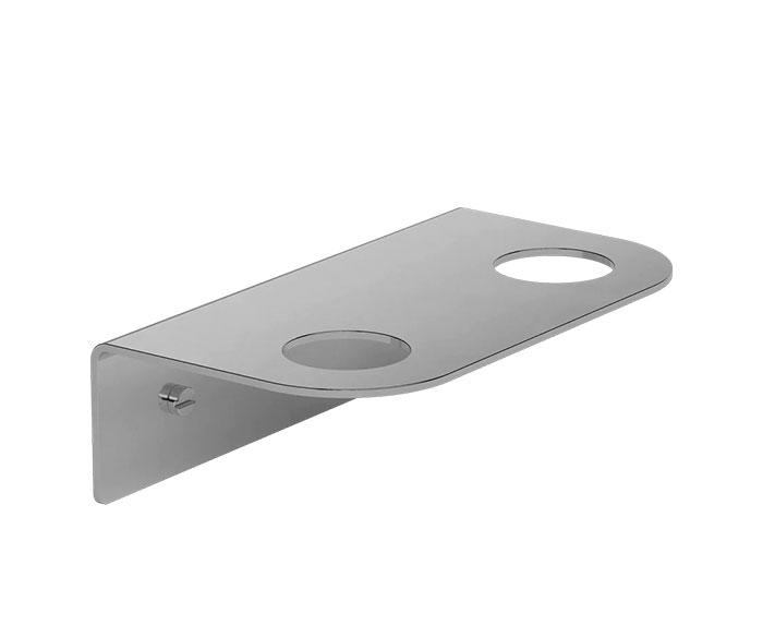 Toni Copenhagen dobbelt sæbeholder t/væg - Krom Toni Copenhagen dobbelt sæbeholder t/væg - Krom