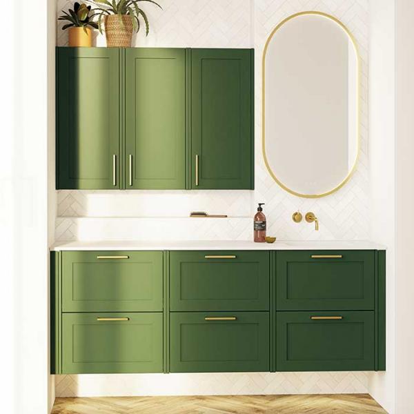 Dansani Luna Classic 180 møbelsæt m/Minore vask og rammefronter - Valgfri farve Dansani Luna Classic 180 møbelsæt m/Minore vask og rammefronter - Valgfri farve