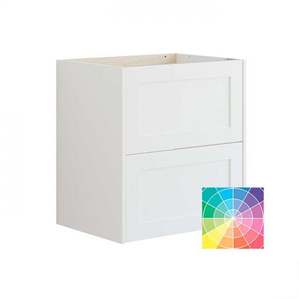 Dansani Luna Classic 60 vaskeskab m/skuffer og rammefront - Valgfri farve Dansani Luna Classic 60 vaskeskab m/skuffer og rammefront - Valgfri farve