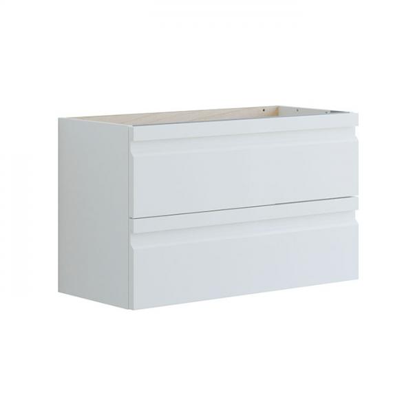 Dansani Luna Urban Mini vaskeskab 80*48 m/skuffer - Hvid mat lak Dansani Luna Urban Mini vaskeskab 80*48 m/skuffer - Hvid mat lak