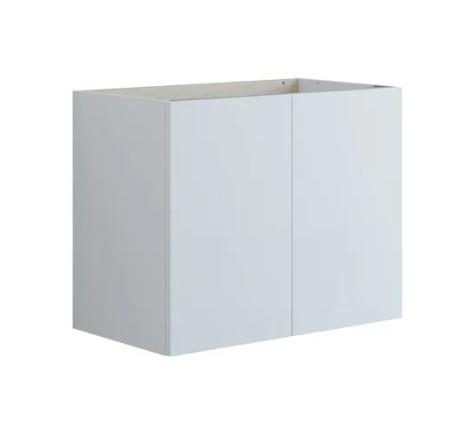 Dansani Luna vaskeskab 80x64 m/låger - Hvid mat Dansani Luna vaskeskab 80x64 m/låger - Hvid mat