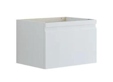 Dansani Luna Urban Mini vaskeskab 60*44 m/skuffer - Hvid mat lak