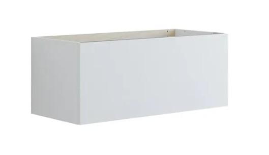 Dansani Luna Urban 100x40 vaskeskab m/skuffe - Mat hvid