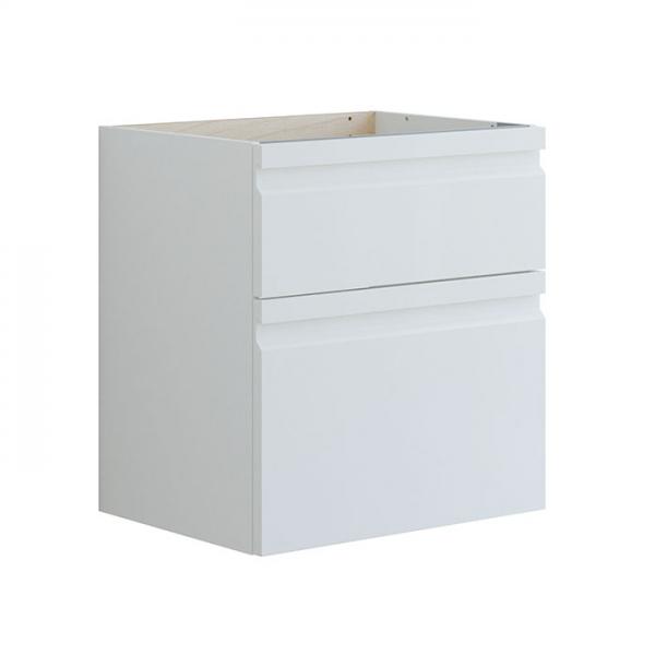 Dansani Luna vaskeskab 60*64 m/skuffer - Hvid mat lak