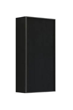 Dansani Luna Urban overskab - Venstrehængslet - Sort eg/Sort ramme