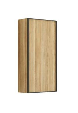 Dansani Luna Urban overskab - Venstrehængslet - Varm eg/Sort ramme