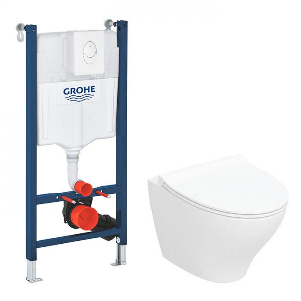 Ifö Spira Modern Rimless toiletpakke inkl. sæde m/SoftClose, cisterne og betjening i hvid Ifö Spira Modern Rimless toiletpakke inkl. sæde m/SoftClose, cisterne og betjening i hvid