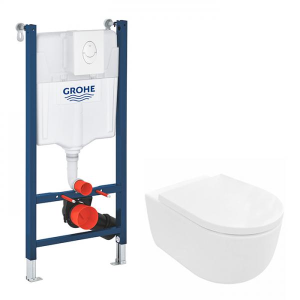 Lavabo Futura rimless toiletpakke inkl. sæde m/SoftClose, cisterne og betjening i hvid Lavabo Futura rimless toiletpakke inkl. sæde m/SoftClose, cisterne og betjening i hvid