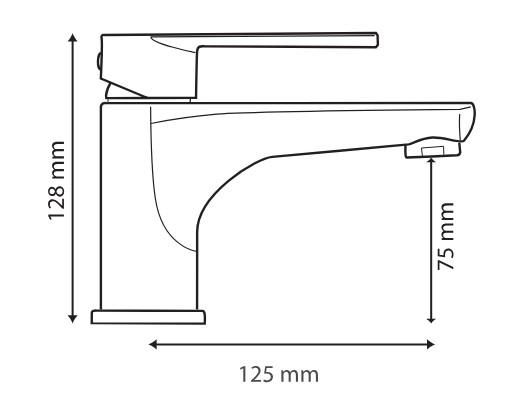 Hafa Mix håndvaskbatteri - Krom Hafa Mix håndvaskbatteri - Krom